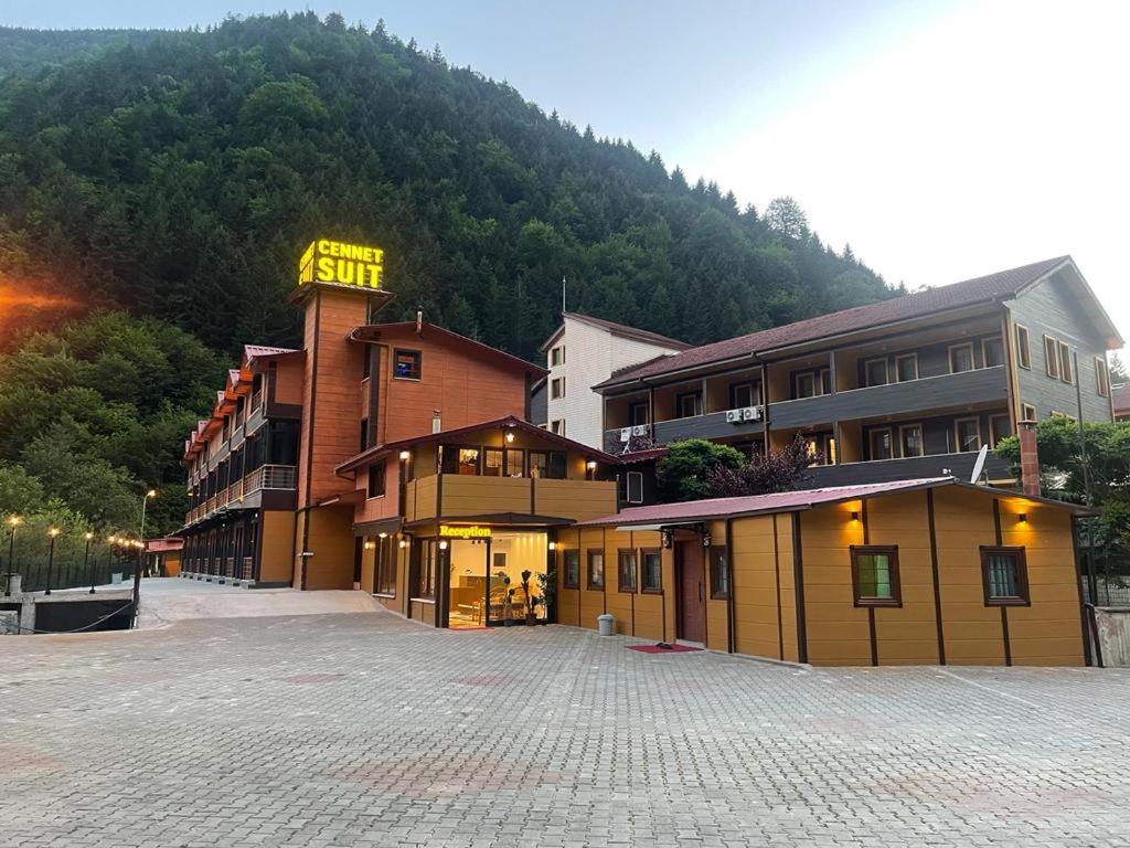 Cennet Suit Otel Uzungol Bagian luar foto