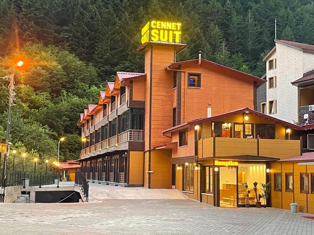 Cennet Suit Otel Uzungol Bagian luar foto