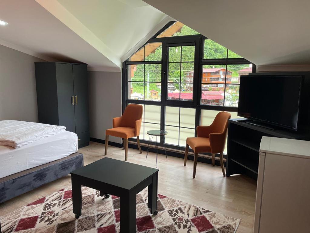 Cennet Suit Otel Uzungol Bagian luar foto